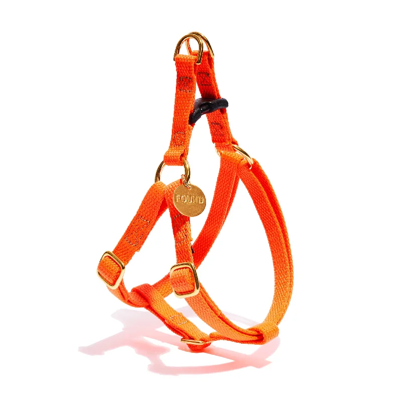 Orange Cotton Cat & Dog Harness