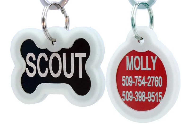 Pet ID Tags with Tag Silencer