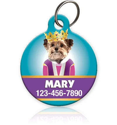 Queen Pet ID Tag