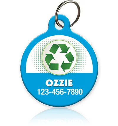 Recycle Pet ID Tag