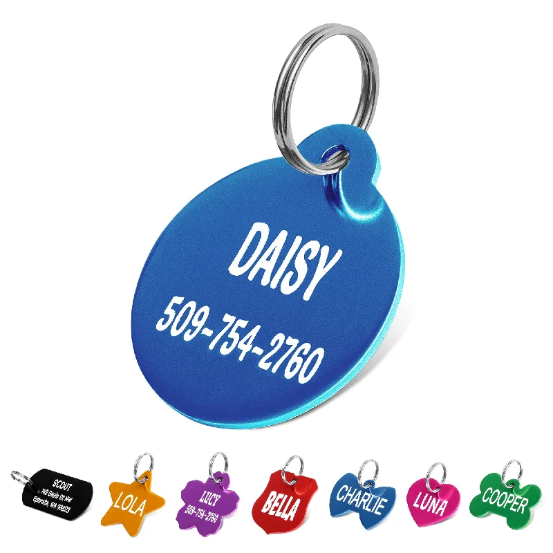 Round Pet ID Tags