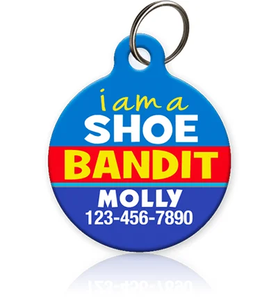 Shoe Bandit Pet ID Tag