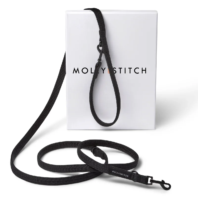 Soft Rock Adjustable Leash - Black