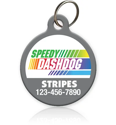 Speedy Dashdog Pet ID Tag