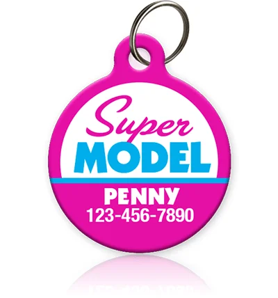 Super Model Pet ID Tag