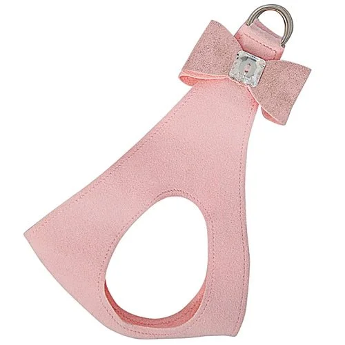 Susan Lanci Puppy Pink Glitzerati Big Bow Step in Harness