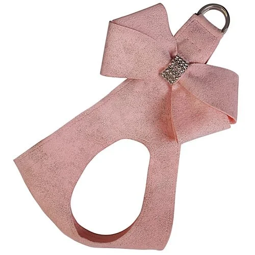 Susan Lanci Puppy Pink Glitzerati Nouveau Bow Step in Harness