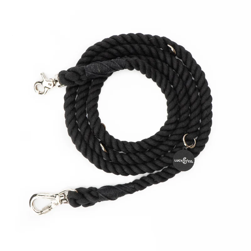 The Midnight Hands-Free Rope Leash