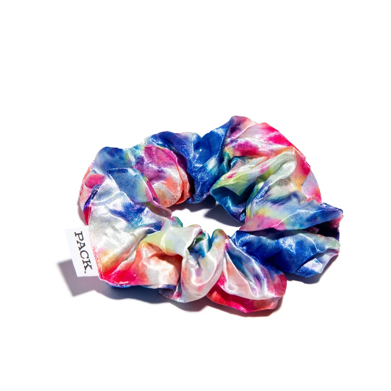 Tie Dye Satin Scrunchie