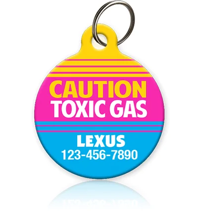 Toxic Gas Pet ID Tag