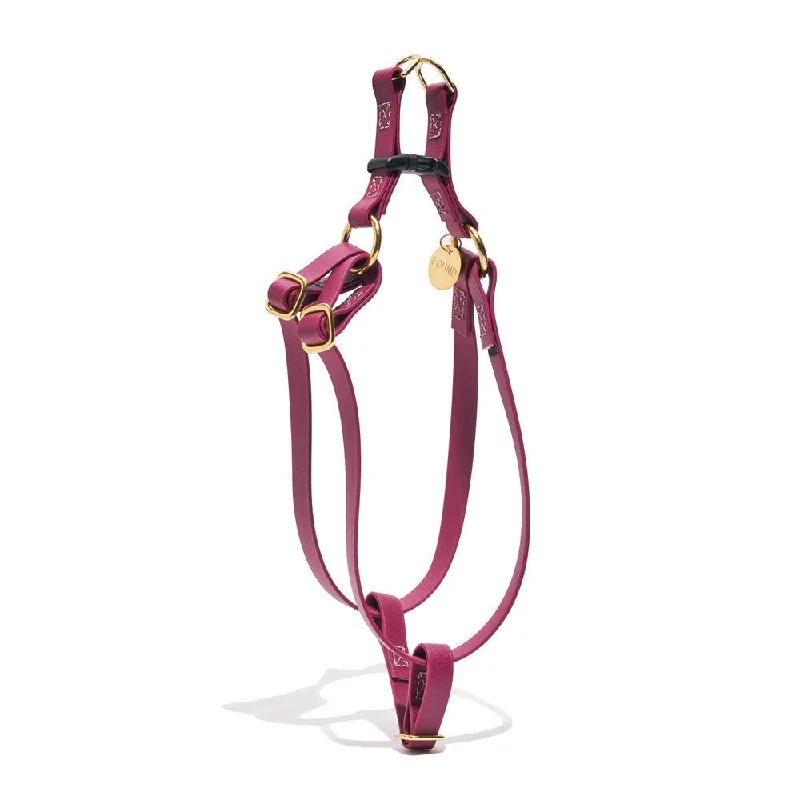 Water Resistant Cat & Dog Harness, Berry