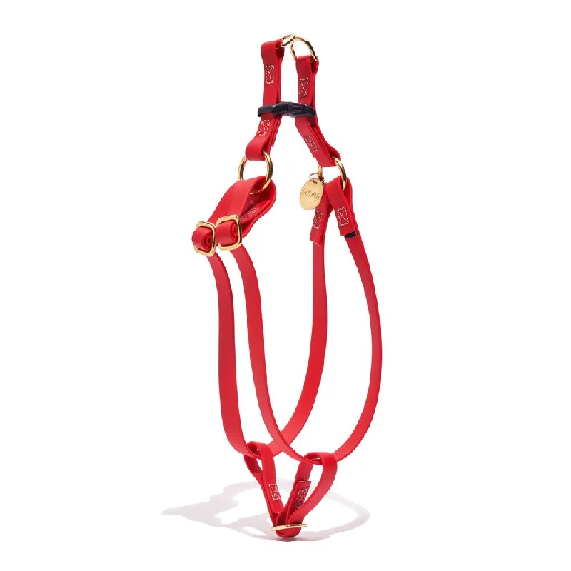 Water Resistant Cat & Dog Harness, Red