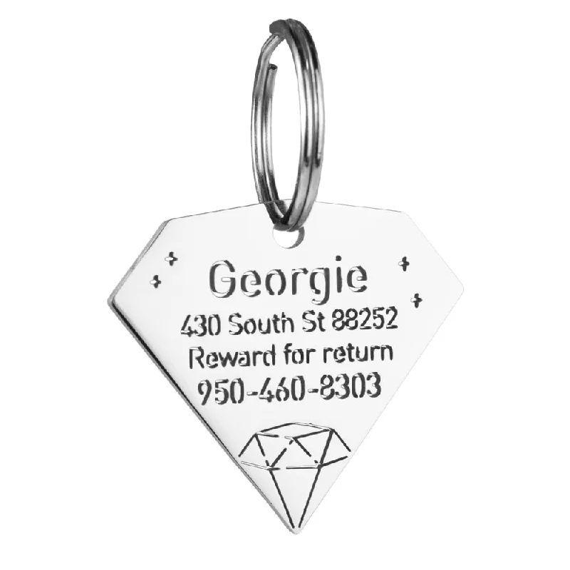 Diamond Dog ID Tag