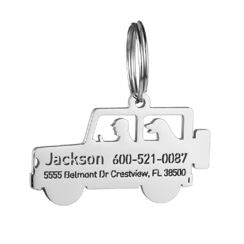 Jeep Dog ID Tag